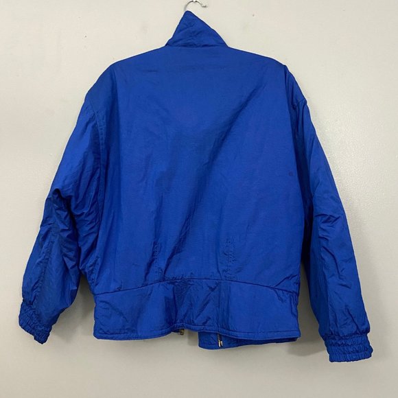 Skimer Paris Blue 1980s Ski Jacket Women's M - Picture 3 of 4